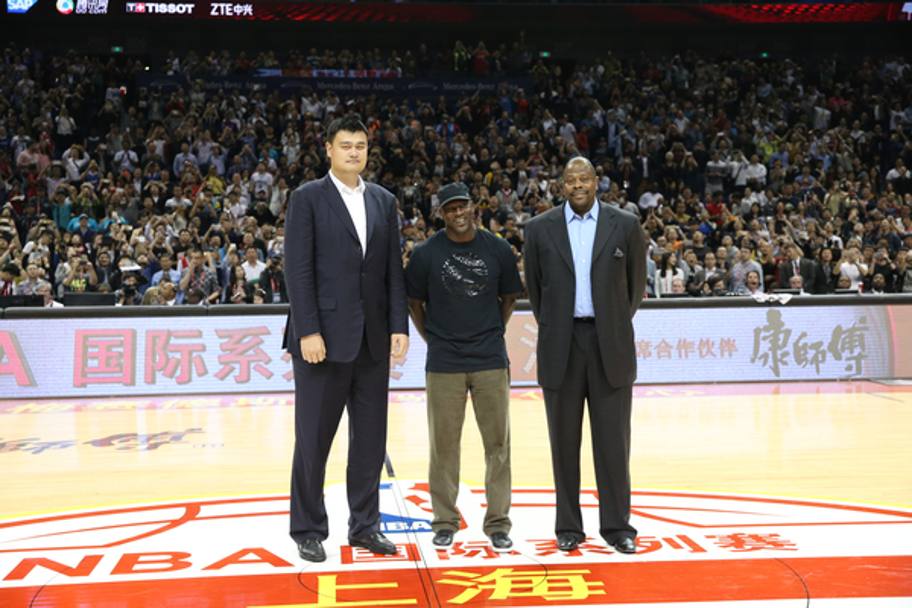 Yao Ming, Michael Jordan e Patrick Ewing (Nba)